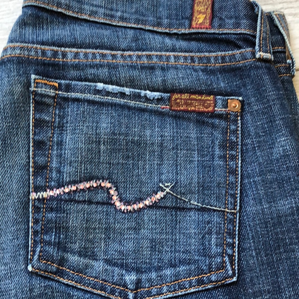 7 For All Mankind bootcut jeans Rhinestone W 29